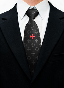 Corbatas de Caballero de Alta Calidad, Ecológicas, Anti-Pilling, de Cuero y Poliéster 100%, Formales, Masónicas, de Lujo, con Logotipo Personalizado del Fabricante - Product Image 2