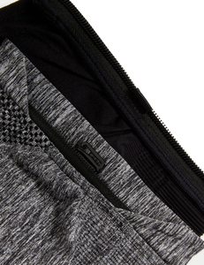 Soutien-gorge de sport dos nageur pour femme avec fermeture éclair avant, panneau en maille, maintien moyen, respirant, pour yoga, fitness, course à pied, gris - Product Image 5