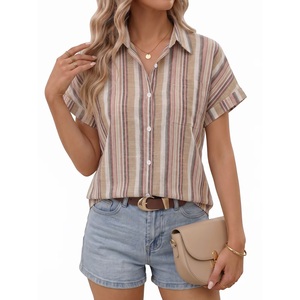 Chemise décontractée tendance pour femme – Qualité supérieure, coupe moderne – Vêtement élégant pour tous les jours de BD - Product Image 5