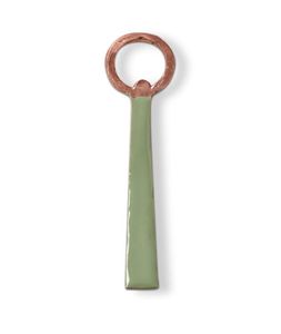 Ouvre-bouteille à poignée rayée rouge, blanc, bleu, en plastique, ouvre-bouteille manuel, design portable - Product Image 4