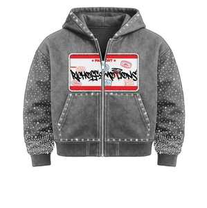 Sudadera con Capucha Extra Grande para Hombre, Personalizada con Logotipo, 100% Algodón, Impresión Puff, Transpirable, Ecológica, de Gran Peso - Product Image 3