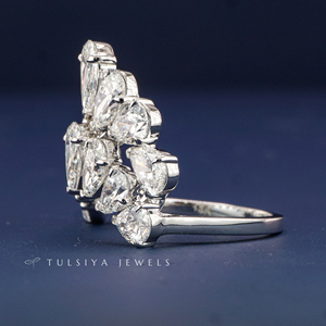 Elegant 14K Gold Lab Created <b>Diamond</b> <b>Ring</b> for Women Premium Synthetic <b>Diamond</b> Engagement Wedding <b>Ring</b> Fine Jewelry Gift - Product Image 4
