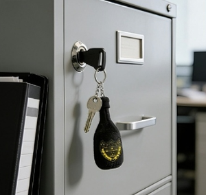 Lindo Llavero de Peluche con Forma de Botella de Champán - Juguete de Simulación, Colgante para Bolsa, Venta al por Mayor - Product Image 3