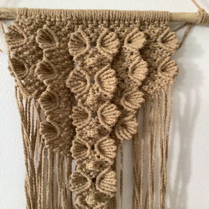 Calcomanía de Pared de Macramé con Diseño Intrincado y Multitexturizado, Diseño Contemporáneo para Decoración del Hogar, Cubre Paredes Amplias Disponible - Product Image 4