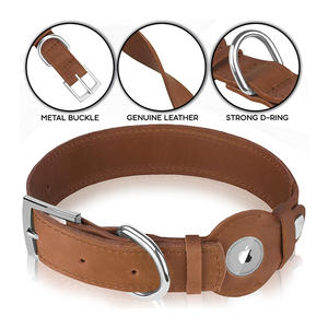 Collier pour chien en cuir robuste classique OEM ODM, réglable, personnalisable, nouvelle arrivée, accepte les emballages personnalisés, ceinture de collier pour chien en cuir - Product Image 5