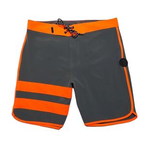 กางเกงขาสั้นชายหาดสำหรับผู้ชายกางเกงขาสั้นโต้คลื่นแห้งเร็วกางเกงขาสั้นเล่นเซิร์ฟ4ทาง - Product Image 1