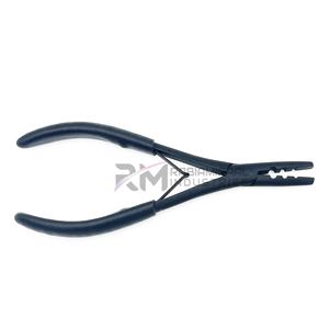 Pinza para Extensiones de Cabello RMI, Diseño Personalizado Disponible, Punta de Plasma Negra y Pinza con Empuñadura Negra - Product Image 4