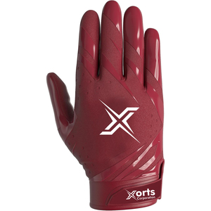 ถุงมือรับบอลอเมริกันฟุตบอล XORTS XC-AFG703 รุ่น Custom Joker สีม่วง พร้อมซิลิโคนกันลื่น ปิดด้วยแถบตีนตุ๊กแก เหมาะสำหรับใช้งานกลางแจ้ง - Product Image 6