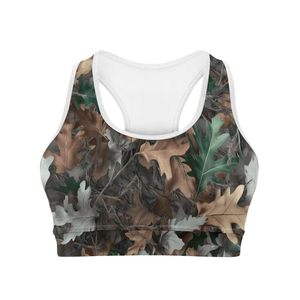Soutien-gorge de sport tendance pour femme, parfait pour le quotidien, chaud, coupe-vent, à sublimation, maintien élevé, dos croisé, rembourré, pour la gym et la course à pied - Product Image 1
