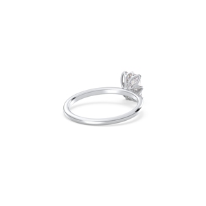 REYES High End 925 Sterling Silver Radiant Cut 0.98 Carat Moissanite Ring Classic Wedding Proposal Gift Fine Jewelry For Women - Product Image 4