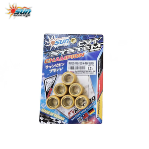 Kit de rouleaux CVT SUN RACING WRL2012-12 20x12mm 12G pour MIO125 MIOi125 NMAX155 AEROX155 6 pièces - Product Image 5
