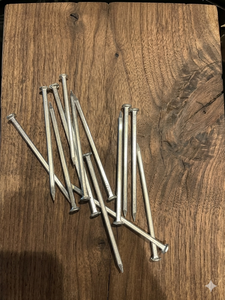Heavy-Duty 3 Inch Construction Nails Featuring a Polished Silver Square Head and Corrosion Resistance - Product Image 3