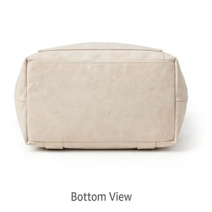 Sac pour ordinateur portable en toile prêt à l'emploi avec fermeture à glissière et production personnalisée - Product Image 4