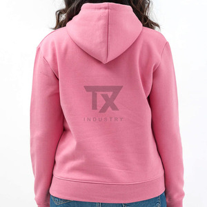 Sudaderas con Capucha para Mujer, Color Rojo, Bolsillo Tipo Canguro, Sudadera Moderna y Elegante para Adultas, Hecha en Pakistán - Product Image 4