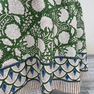 Floral Printed Cotton <b>Tablecloth</b> Woven Classic Style Washable Home Use Printed <b>tablecloth</b> for home use - Product Image 6