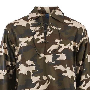 Camisas Medievales de Algodón y Lino para Hombre, Blusa Pirata Renacentista, Tops Escoceses Ghillie, Túnica de Mercenario, Ropa Étnica, Ropa Vikinga - Product Image 2