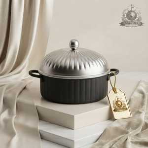 gold floral stainless steel casserole <b>insulated</b> <b>food</b> warmer hot pot buffet server thermal pot kitchen cookware dining table <b>food</b> - Product Image 3