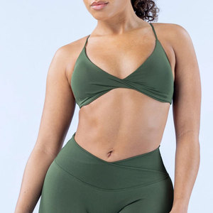 Conjunto Deportivo de Yoga para Mujer, Bra Deportivo sin Costuras con Push-Up, Ligero, Elástico, de Spandex, Tejido, para Gimnasio - Product Image 5