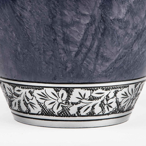 Urna de cremación de plata real para cenizas humanas-Urna funeraria para adultos hecha a mano - Product Image 6