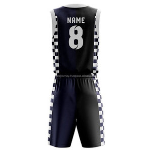 Maillot de basketball personnalisé par sublimation, grande taille, respirant, antibactérien, séchage rapide, uniforme adulte, logo d'équipe imprimé, faible MOQ - Product Image 3