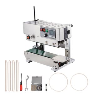 Macchina Sigillatrice a Nastro Continuo per PP, Larghezza Sigillatura 0,24-0,47 Pollici, Controllo Digitale della Temperatura, 110V, Sigillatrice a Nastro Verticale - Product Image 1