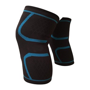 Genouillère tricotée respirante à compression, manchon de soutien et de protection toutes saisons, fermeture à enfiler - Product Image 5