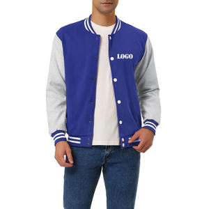 Veste universitaire personnalisée en gros, blouson bomber pour hommes, tenue d'équipe, fournisseur B2B, uniforme de baseball universitaire, fabricant de polaires - Product Image 3