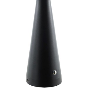 Lampe de table décorative en laiton martelé avec abat-jour en coton pour un éclairage d'appoint unique - Product Image 1