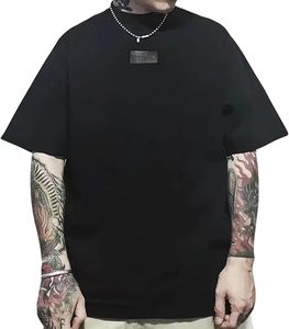 T-shirts graphiques pour hommes, t-shirts vintage surdimensionnés, imprimé lettres, col rond décontracté, 100% coton, respirant, séchage rapide, manches courtes - Product Image 2