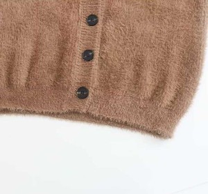 เสื้อคาร์ดิแกนผู้ชาย คอวี ระบายอากาศได้ดี ลายทางสไตล์วาร์ซิตี้ ติดกระดุม แบบคลาสสิก  เสื้อถักสไตล์เฮอริเทจ - Product Image 4