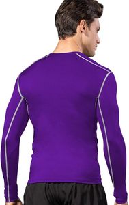 Men's Compression Long Sleeve Performance Shirt Premium Quick Dry Compression Base <b>Layer</b> <b>Top</b> Men's Athletic Compression Training - Product Image 3
