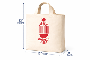 AMANI Eco Friendly 250gsm Cotton <b>Canvas</b> <b>Tote</b> Bag Minimal Print Reusable Shopping Bag Custom Logo Durable Handbag Washable - Product Image 2