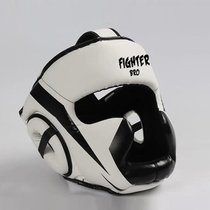 Casque de protection pour la boxe en cuir artificiel, conçu pour l'entraînement MMA et Muay Thai - Product Image 1