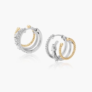 Luxury 925 <b>Silver</b> <b>Stud</b> Earrings with Sparkling Round Cut Moissanite Diamonds Unisex Flower Shape Wedding Fashion Jewelry - Product Image 2