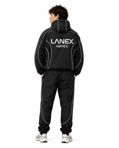 Men's Winter Stand Collar Front Logo Waterproof Lightweight Zip Streetwear Windproof Outdoor Sports Casual Jacket - Product Image 4