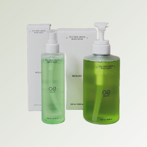 bath gift <b>sets</b> WOLLYO <b>Set</b> Tea Tree Green Trouble Care <b>Body</b> Wash 500ml <b>Body</b> <b>Mist</b> 200ml Mini <b>Body</b> Wash Gift - Product Image 3