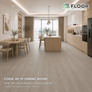 เวียดนาม ATTFloor ขายส่ง พื้นไวนิล SPC PVC กันน้ำ 100% เป็นมิตรกับสิ่งแวดล้อม ออกแบบได้ตามต้องการ ระบบคลิ๊กล็อค มีตัวอย่างฟรี - Product Image 1
