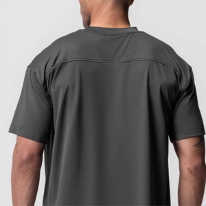 Camiseta Ecológica Sostenible para Hombre, Hombros Caídos, Algodón, Personalizable con Logotipo, Impresión Serigráfica, Secado Rápido - Product Image 3