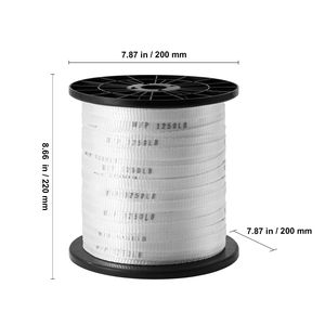 Nastro Piatto in Poliestere da 1/2'' x 528, Nastro di Trazione con Capacità di Trazione di 1250 Lbf, Nastro Stampato per Trazione Cavi e Imballaggio - Product Image 2