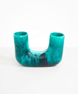 Vase à fleurs en résine de qualité supérieure, design moderne, artisanat, écologique, imperméable, pour la décoration de la maison, la table de mariage, l'affichage sur étagère - Product Image 3