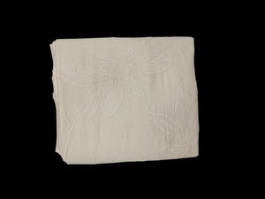 Tela Bordada de Algodón Blanco Premium de Fábrica al por Mayor |   Tela de Algodón con Diseño Floral de Girasoles para Vestidos, Kurtis y Cortinas - Product Image 3