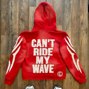 Sudaderas con Capucha para Hombre de Alta Calidad con Logotipo Personalizado, Bordadas, de Algodón Grueso, Felpa, Talla Grande, Sudaderas con Capucha Desgastadas para Hombre - Product Image 6
