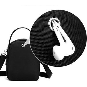 Sac à bandoulière simple en nylon pour femme, sac à main multi-poches pour le travail - Product Image 2