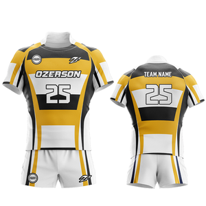 Premium Rugby League Shirt Men’s Sportswear Jersey with Durable Fabric and Stylish V Shape Design Pattern - Product Image 2