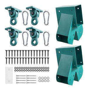 Heavy-Duty A-<b>Frame</b> <b>Swing</b> Set Hardware with 2 <b>Frames</b> 4 Hangers Sturdy Playground <b>Swing</b> Bracket <b>Swing</b> Set Brackets for <b>Swings</b> - Product Image 1