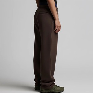 Men's Red Sports <b>Trousers</b> Warm Winter Joggers Sweatpants Thick Fleece Jogger Training Pants for Men Contrast Color Jogger Pants - Product Image 2