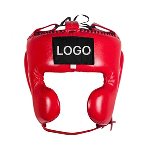 Protège-tête de boxe en cuir véritable fait main sur mesure, avec sangle réglable, pour MMA - Product Image 4