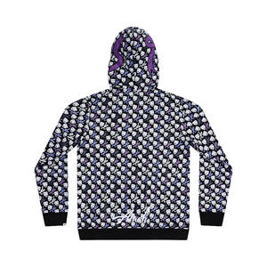 Sudadera con capucha de alta calidad para hombre, con cremallera, estampado personalizado, bordado, algodón, venta al por mayor, sudadera Assali - Product Image 5