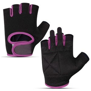Customized Logo Neoprene Half Finger Weightlifting Gloves for Unisex Gym Use-Lightweight Non-Slip Breathable - Product Image 3