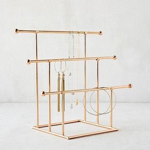 Elegant Tabletop Metal Jewelry Organizer Stand <b>Earring</b> <b>Holder</b> Display Rack Necklace Storage Stand for Accessories Display Decor - Product Image 6